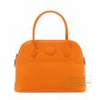 Hermes　Bolide bag 27　Apricot　Epsom leather　Silver hardware