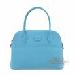 Hermes　Bolide bag 27　Blue du nord　Epsom leather　Silver hardware