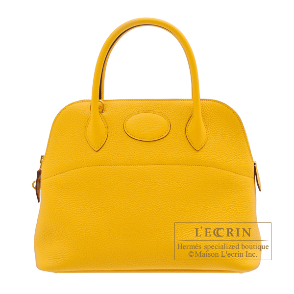 Hermès Bolide 31 Epsom Jaune Ambre