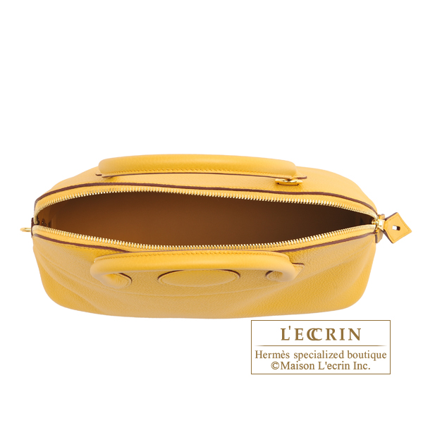 Hermès Bolide 31 Epsom Jaune Ambre