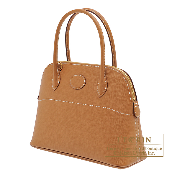 Hermes Bolide bag 27 Gold Epsom leather Gold hardware L ecrin