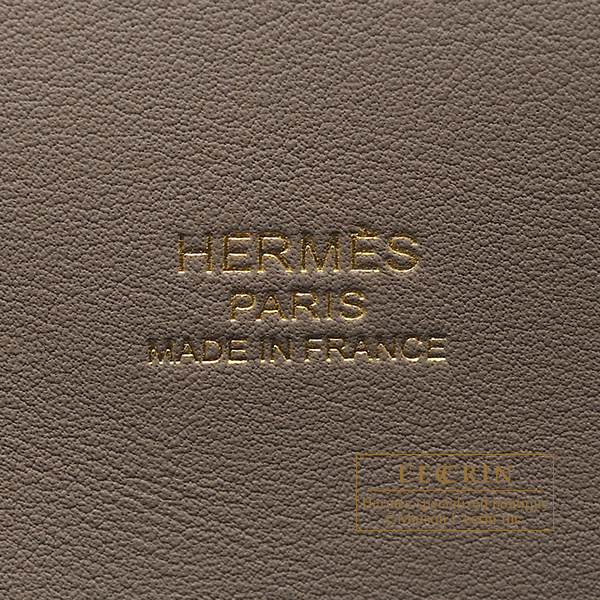 Hermes Bolide 1923 Mini 25 Bag Etoupe Gold Hardware Epsom Leather –  Mightychic