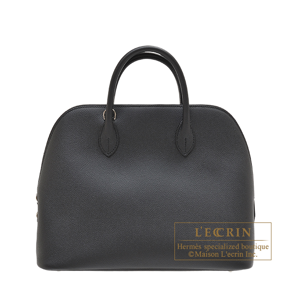 Hermes　Bolide bag 1923 30　Black　Epsom leather　Silver hardware