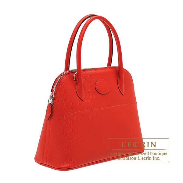 HERMES Bolide 27 Epsom Rouge H