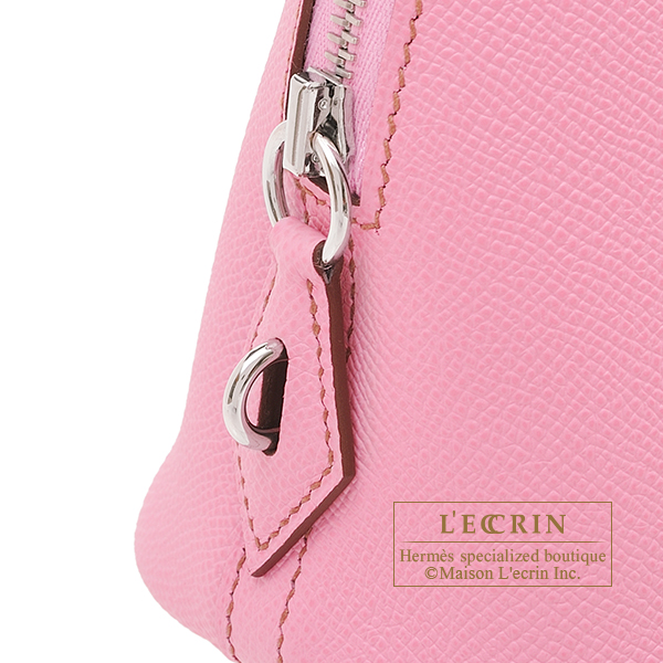 Hermes Bolide bag 1923 25 Pink Epsom leather Silver hardware