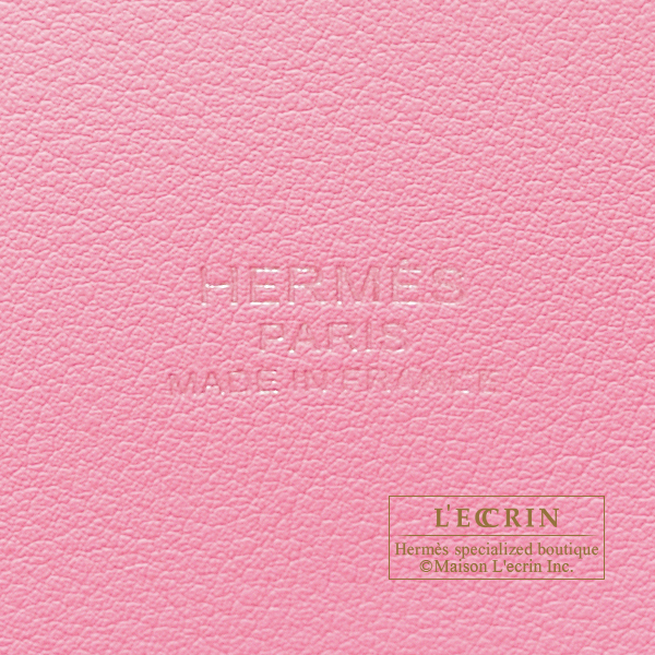 Hermes Bolide bag 1923 25 Pink Epsom leather Silver hardware