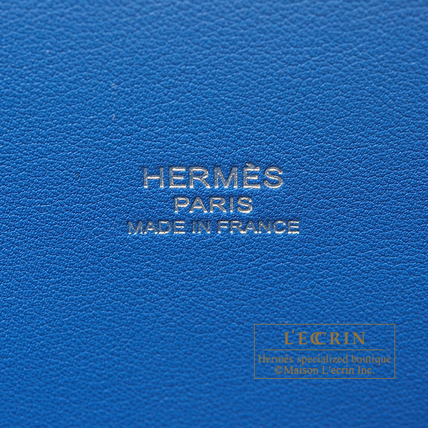 HERMES Taurillon Novillo 1923 Bolide 35 Bleu Saphir 1298132