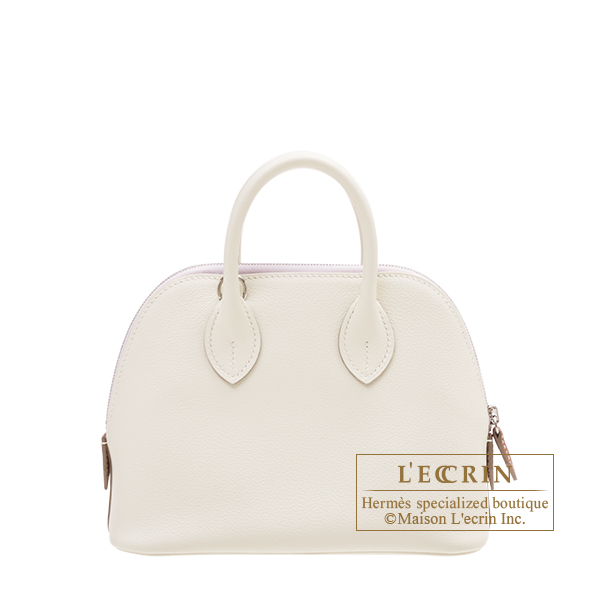 Hermes Mini Bolide 1923 Bag Verso Mushroom & Biscuit Evercolor Leather –  Mightychic