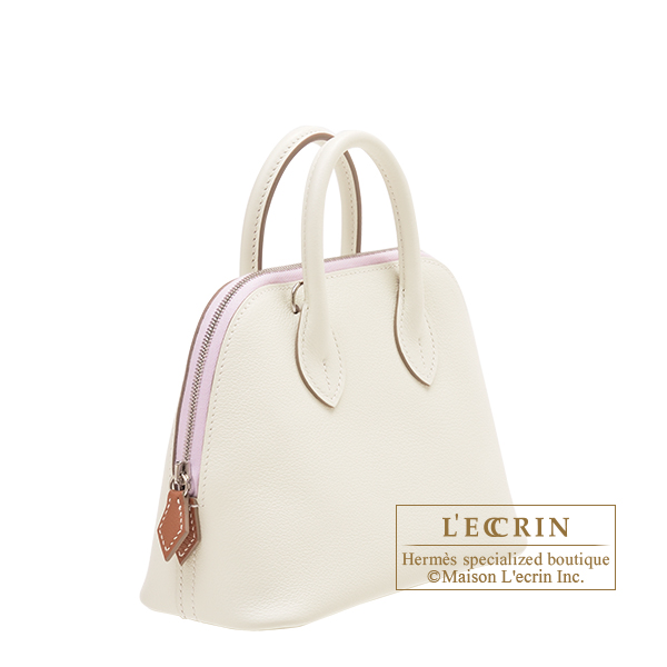 Hermes Mini Bolide 1923 Bag Verso Mushroom & Biscuit Evercolor Leather –  Mightychic