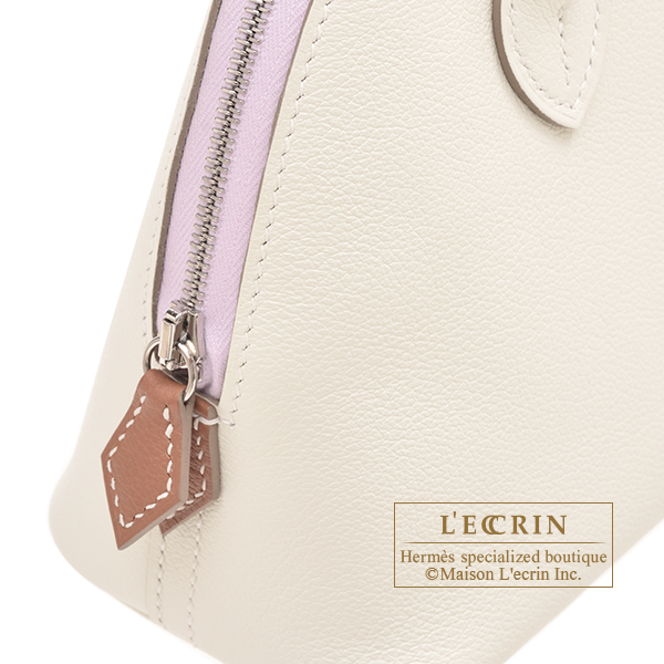 Hermes Mini Bolide 1923 Bag Verso Mushroom & Biscuit Evercolor Leather –  Mightychic