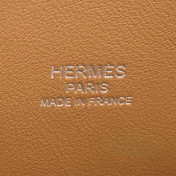 Hermes Bolide 1923 Mini Verso Mushroom / Biscuit Bag Gold Hardware  Evercolor in 2023