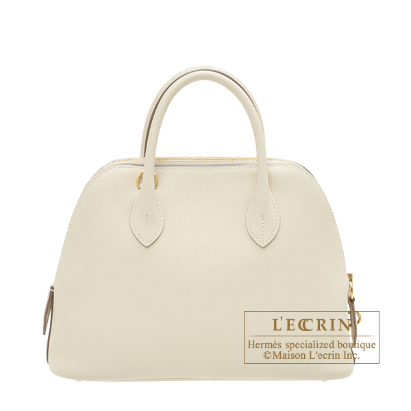 HERMES Bolide 1923 25 Gold Epsom GHW B - Timeless Luxuries