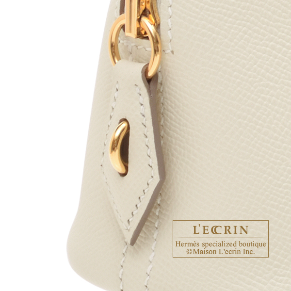 HERMES Bolide 1923 25 Gold Epsom GHW B - Timeless Luxuries