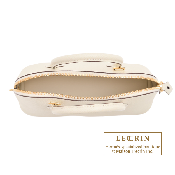 HERMES Bolide 1923 25 Gold Epsom GHW B - Timeless Luxuries