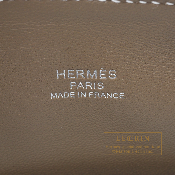 HERMES 1985 BOLIDE 45 Beige Elephant