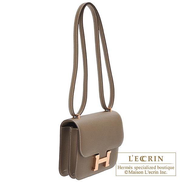 Hermes Constance 23 Bag Etoupe Epsom SHW