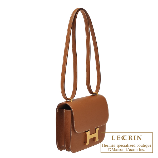 hermes constance black gold