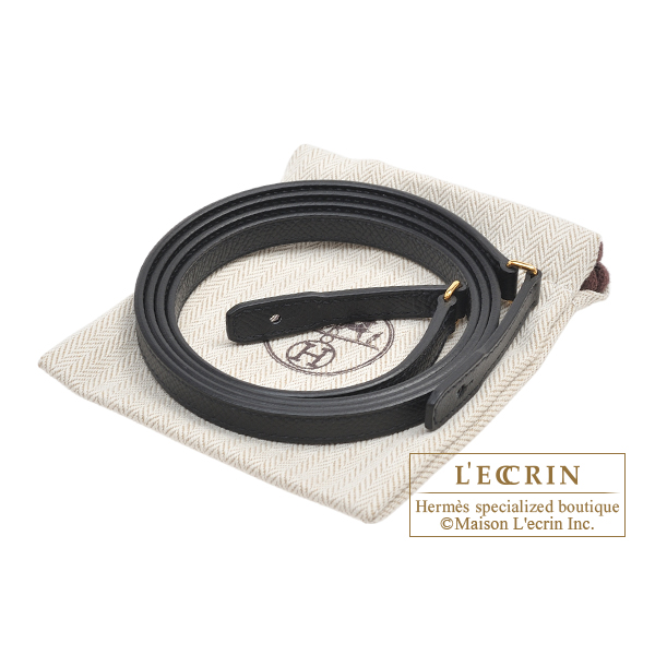 hermes constance black gold