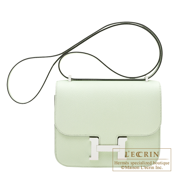 Hermes　Constance mini　Mirror　Vert fizz　Epsom leather　Silver hardware