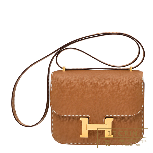 Hermes　Constance mini　Mirror　Gold　Epsom leather　Gold hardware