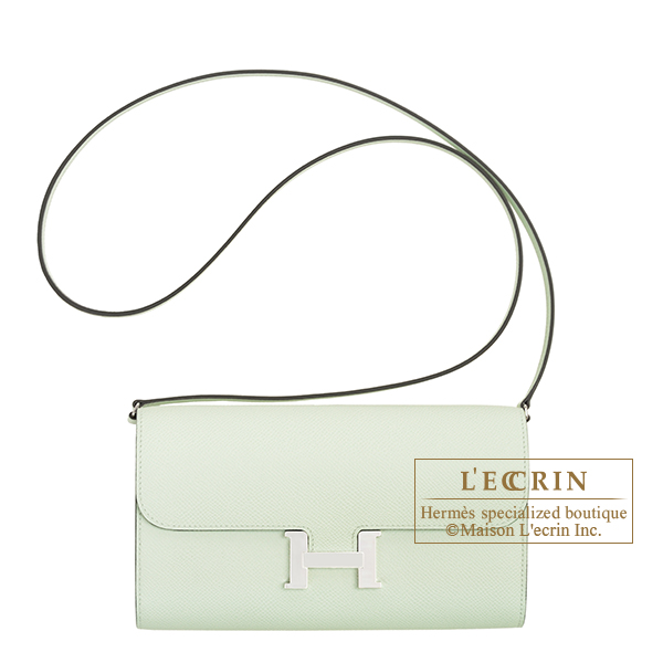 Hermes Vert Fizz Constance 24 Epsom PHW