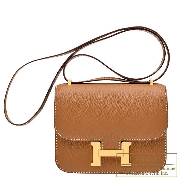 Hermes　Constance mini　Mirror　Gold　Epsom leather　Gold hardware