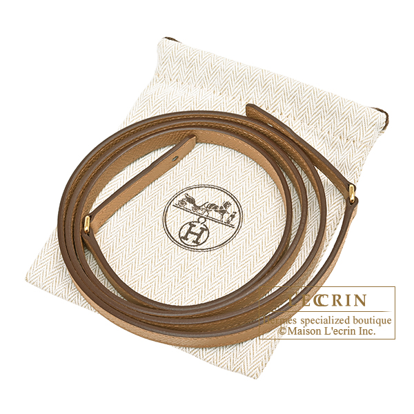 Hermes Constance Long To Go Biscuit Epsom leather Gold hardware