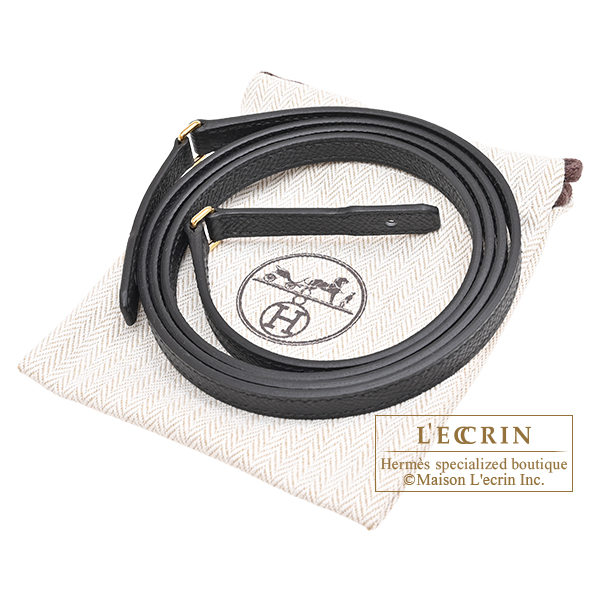 Hermes Constance Long To Go Black Epsom leather Gold hardware