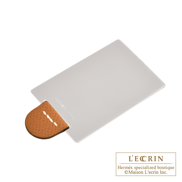 Hermes Constance mini Mirror Gold Epsom leather Silver hardware