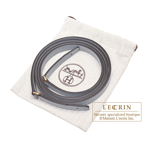 Hermes Constance Long To Go Gris pantin Epsom leather Gold hardware