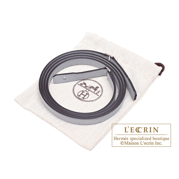 Hermes Constance Long To Go Blue glacier Epsom leather Silver hardware