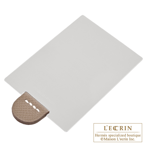 Hermes Constance 1 24 Etoupe grey Epsom leather Silver hardware