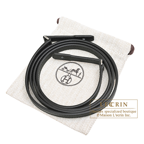 Hermes Constance Long To Go Black Epsom leather Silver hardware