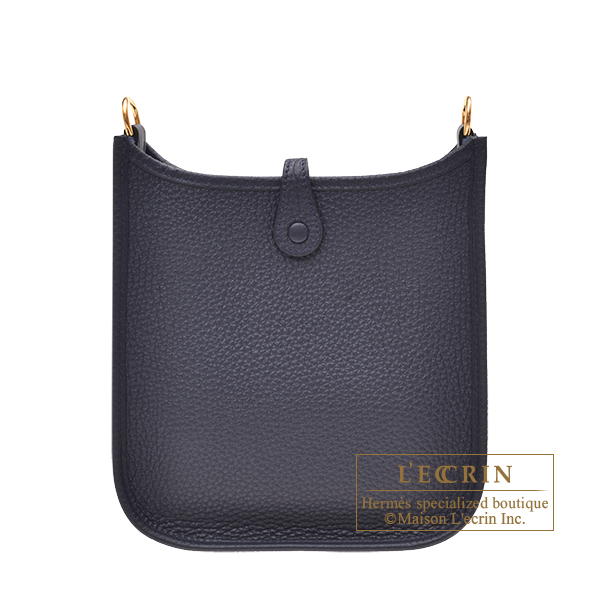 Hermes 2000 Gold Epsom AMELIE Crossbody Pochette Bag BNEW!