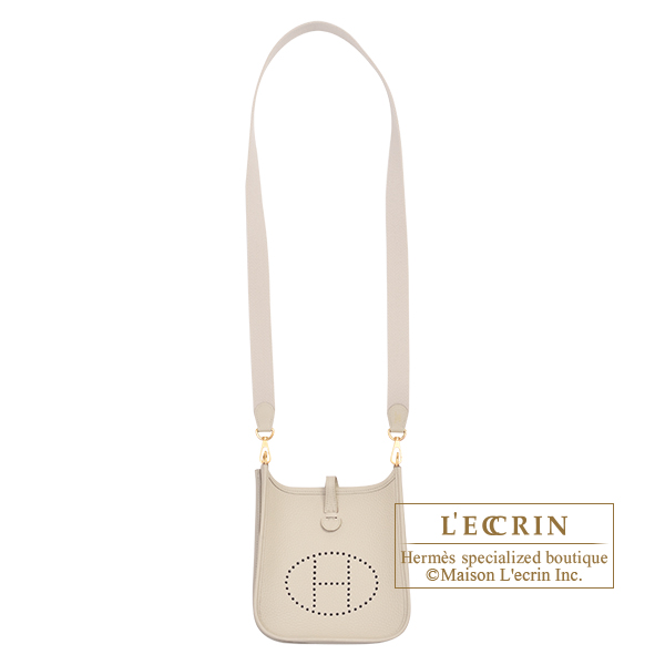 Hermes Evelyne 16 TPM Crossbody Bag Beton Clemence