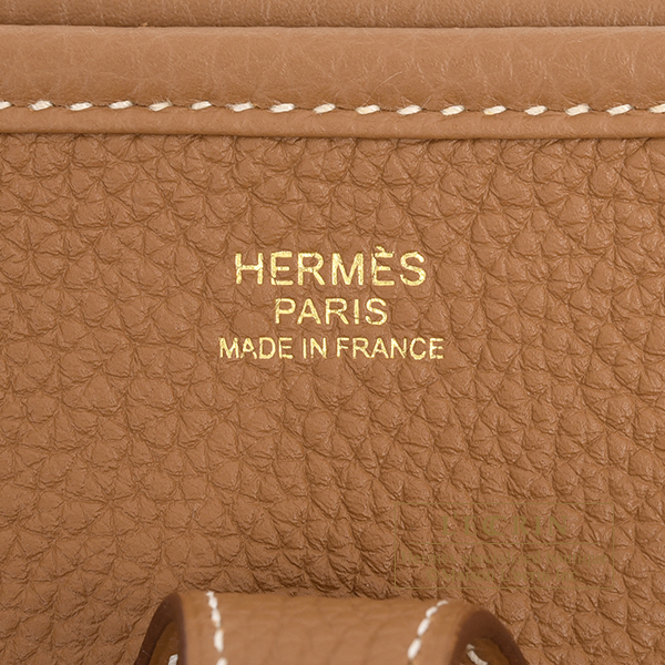 Hermes Evelyne Evelyn 3 P Stamp Women's Leather Shoulder Bag Rose