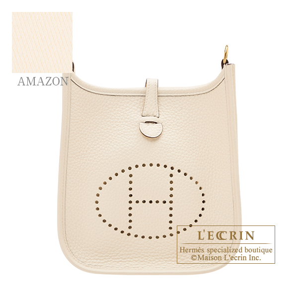 Hermes　Evelyne Amazon bag TPM　Nata　Clemence leather　Gold hardware