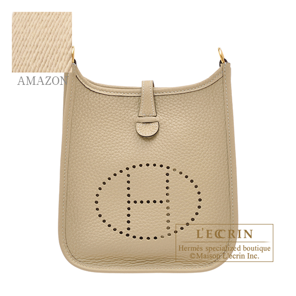 Hermes　Evelyne Amazon bag TPM　Trench　Clemence leather　Gold hardware