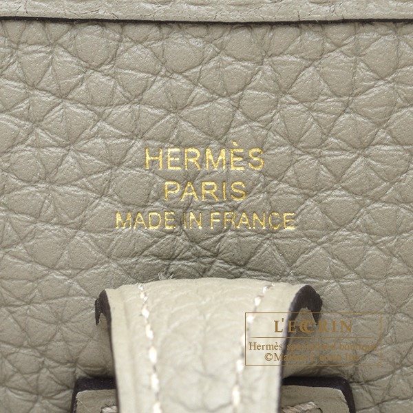 Hermès Evelyne 16 TPM Crossbody Bag Sauge Clemence Sage Green Leather