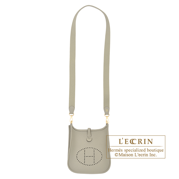 Hermès Evelyne 16 TPM Crossbody Bag Sauge Clemence Sage Green Leather