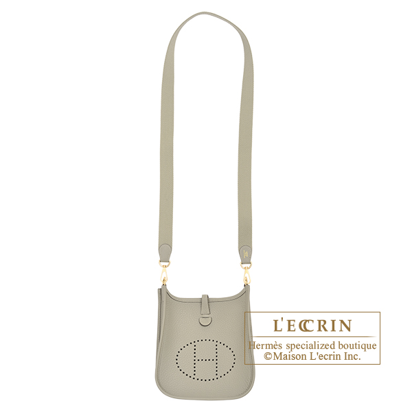 Hermes Picotin Lock bag PM Sauge Clemence leather Gold hardware