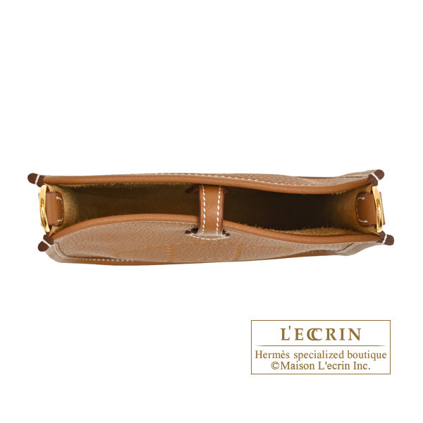 Hermes Evelyne Amazon bag TPM Gold Clemence leather Gold hardware Bandouliere 85cm