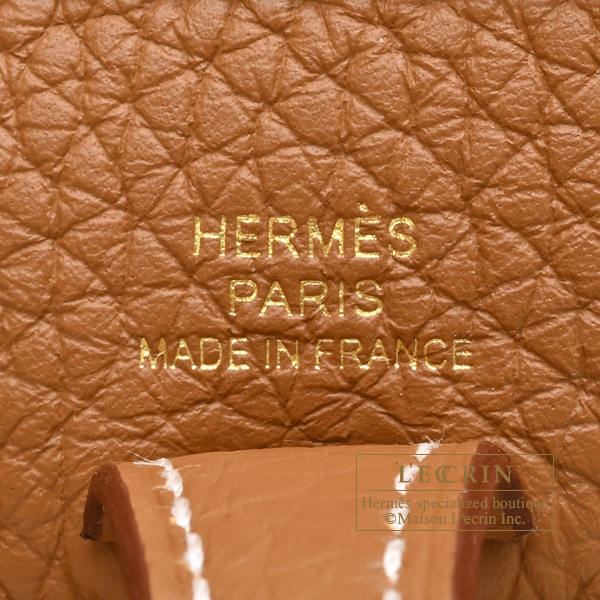 Hermes Evelyne Amazon bag TPM Gold Clemence leather Gold hardware Bandouliere 85cm