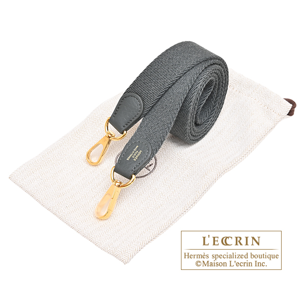 Hermes Evelyne Amazon bag TPM Vert mangrove Clemence leather Gold hardware Bandouliere 111cm