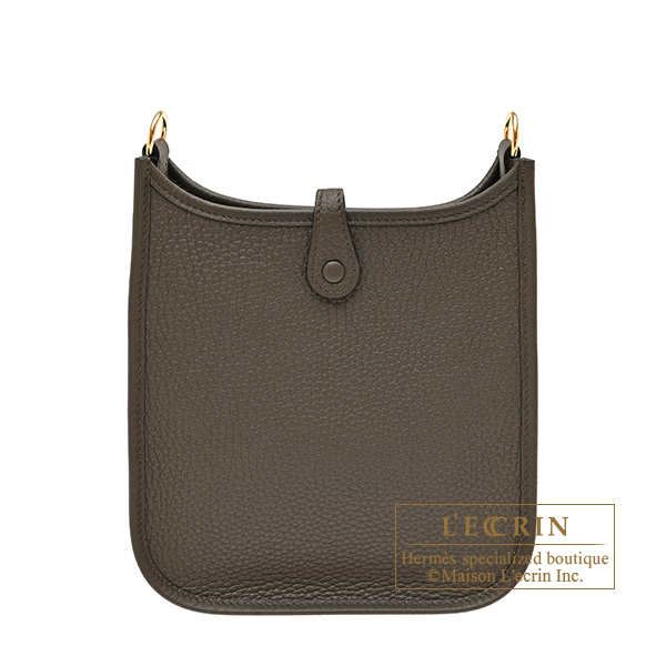 Hermes Evelyne Amazon bag 16/TPM Vert loden Clemence leather Gold hardware Bandouliere 111cm