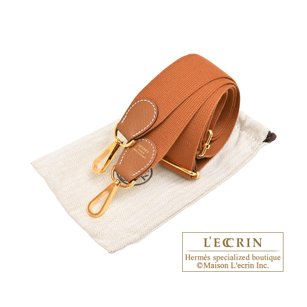 Hermes Evelyne 3 bag 23 Gold Clemence leather Gold hardware