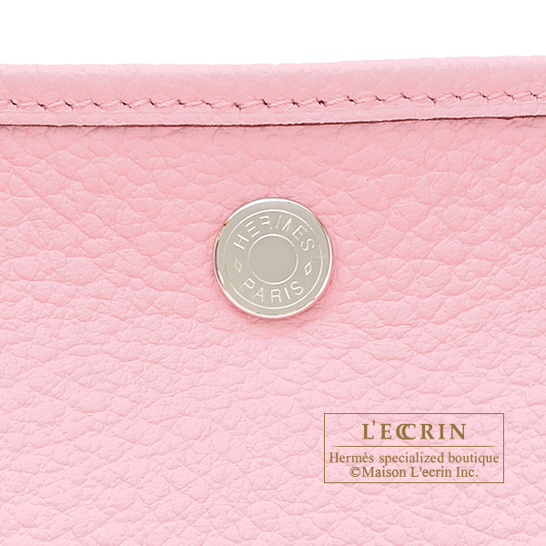 Garden party bag Hermes Pink Sakura Rodeo charm