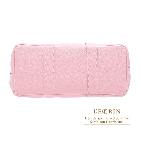 Hermes Garden Party bag 30/TPM Rose sakura Country leather