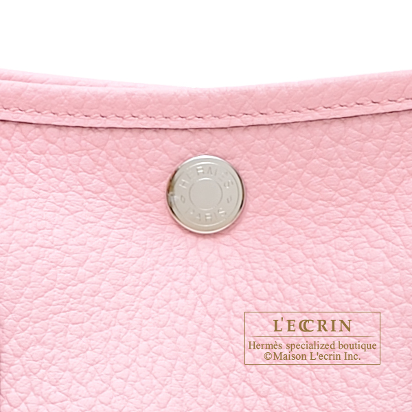 Hermes Garden Party bag 30/TPM Rose sakura Country leather