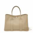 Hermes　Garden Party bag 30/TPM　Trench　Epsom leather　Silver hardware